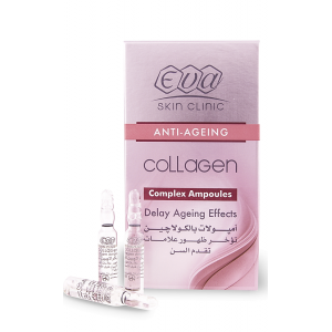 Eva Skin Clinic Collagen anti Aging Ampoules 20 mL X 10 Ampoules